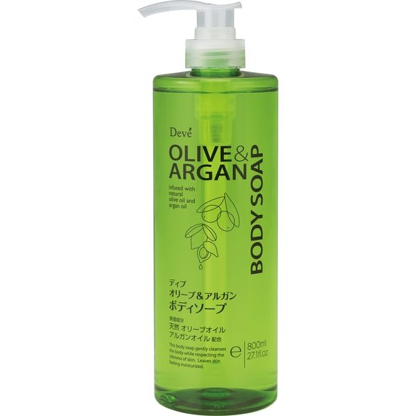 Deve(ディブ) オリーブ&アルガン ボディソープ 本体 ×【7個セット】