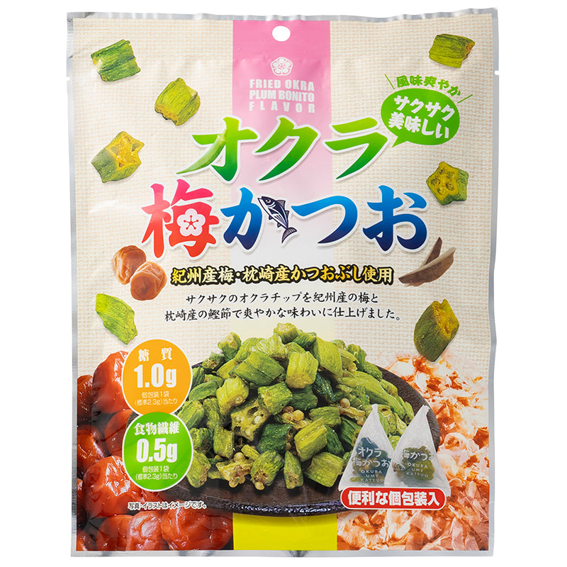 ケイ・エス おくらスナック梅かつお味 ×【12個セット】