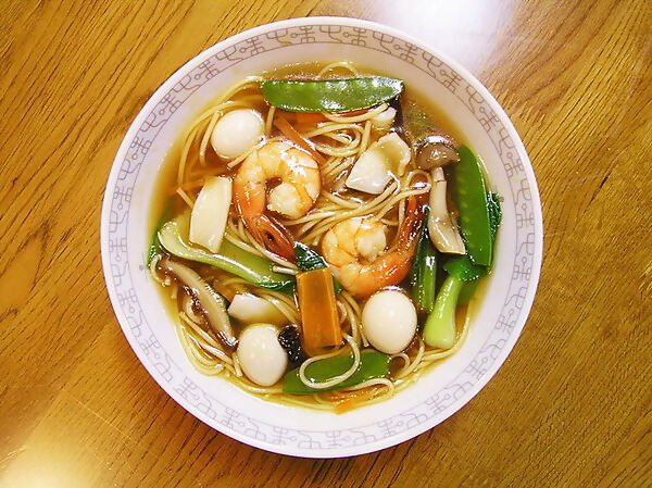 あんかけ風とろみ醤油スープ!ごま風味【トロトロ!五目味ラーメン(6人前)】セット