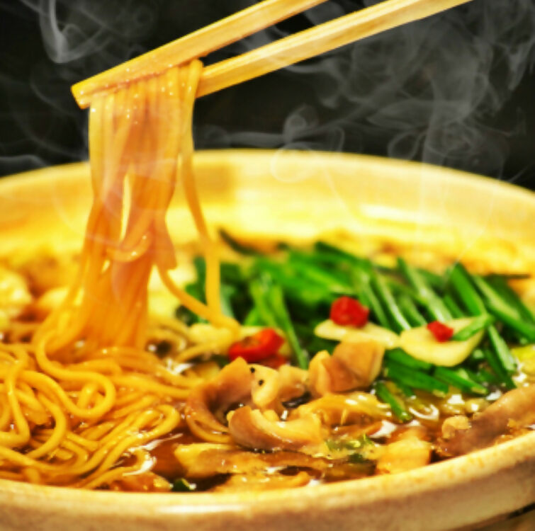 本場九州とんこつラーメン!一味唐辛子・大蒜入り【ピリ辛旨 ゆず風味!とんこつ先生味(6人前)】セット