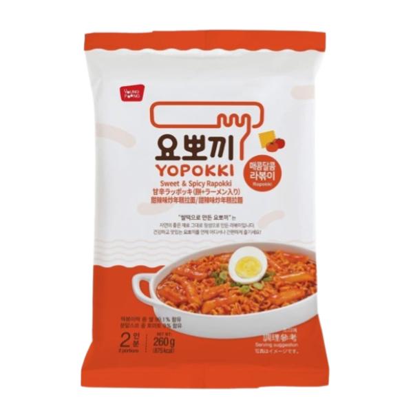 袋ラッポッキ2人前　甘辛味 ×【6個セット】