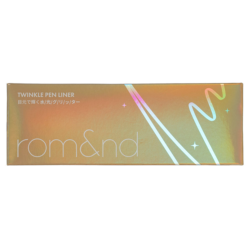 rom＆nd（ロムアンド） トゥインクルペンライナー 02GOLDEN W 1本 ×【5個セット】