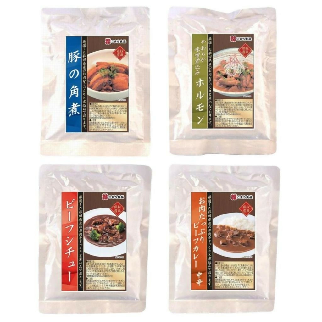 秋田県産お肉の総菜４種　計４袋セット