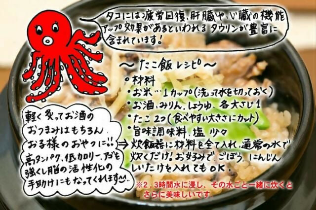 タコ丸干し おつまみ 珍味 85g / 賞味期限：製造日から120日